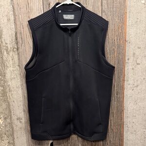 Under Armour Black Full-Zip Performance Vest